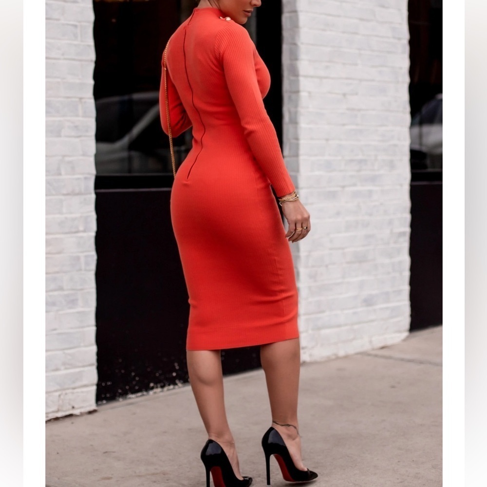 ByEgreis ANZHELA DRESS [CORAL]. NWT size Large.